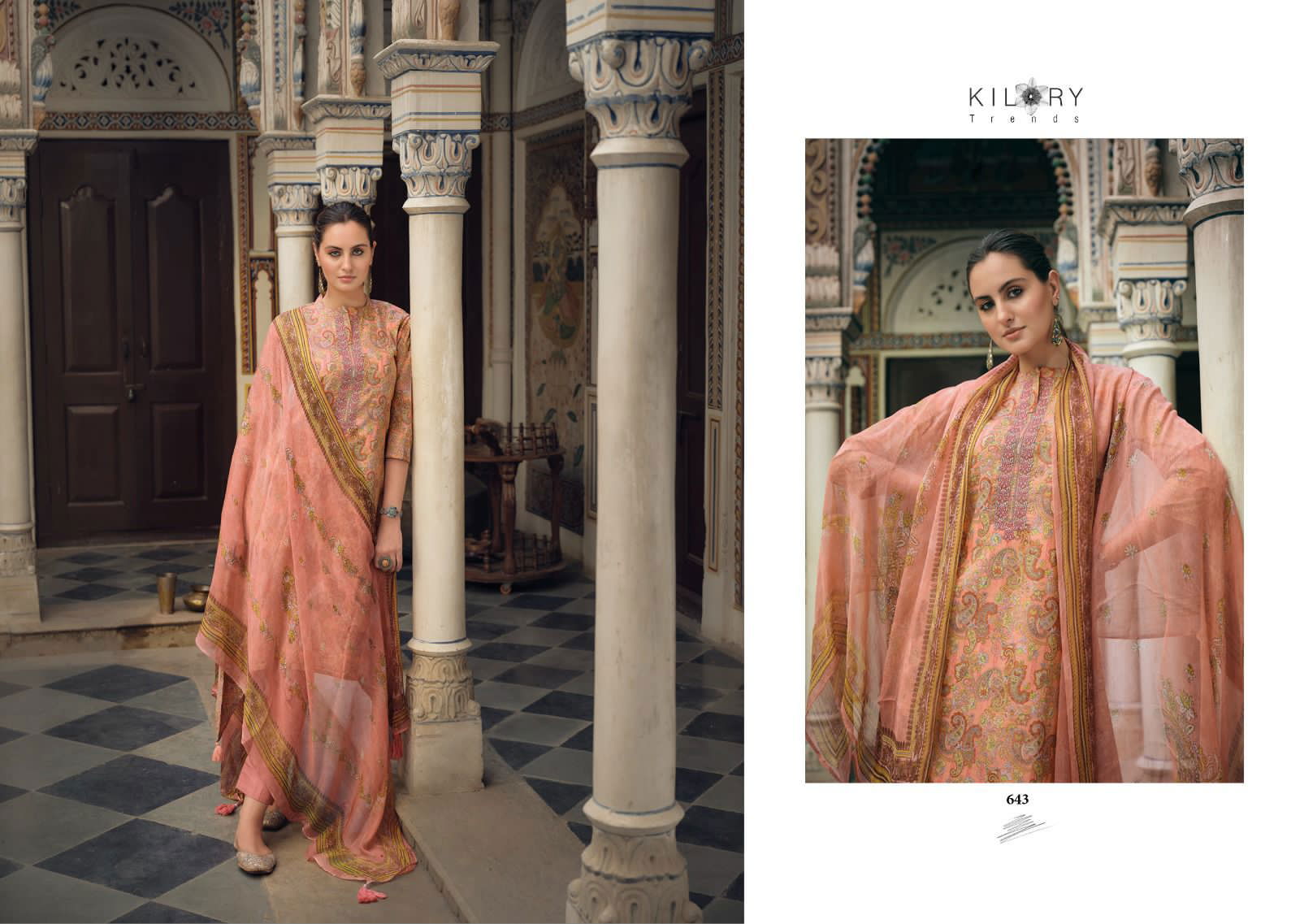 Tesoro By Kilory Trendz 641-648 Cotton Dress Material Catalog